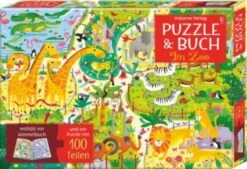 Puzzle Und Buch: Im Zoo