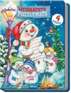 Trötsch Verlag Weihnachtspuzzlebuch Schneemann