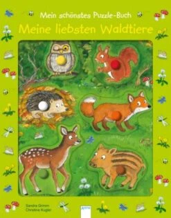 Mein Schönstes Puzzle-Buch: Meine Liebsten Waldtiere