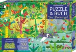 Puzzle Und Buch: Im Dschungel
