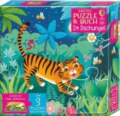 Erstes Puzzle Und Buch: Im Dschungel