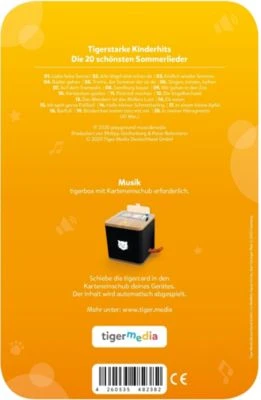 Tigerbox Tigercard - Die 20 Schönsten Sommerlieder – Bild 3