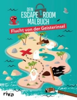 Riva Verlag Dein Escape-Room-Malbuch - Flucht Von Der Geisterinsel