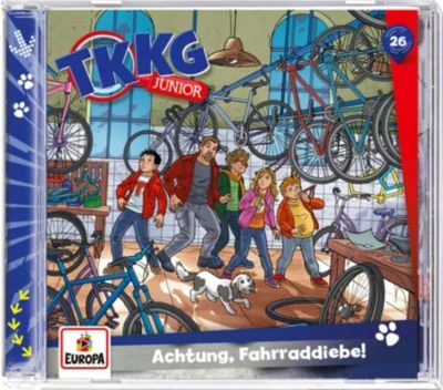 TKKG Junior 26 - Achtung, Fahrraddiebe!