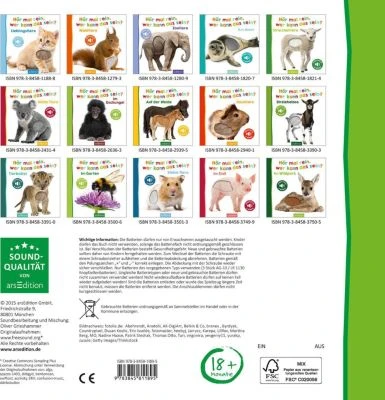 ArsEdition Verlag Hör Mal Rein, Wer Kann Das Sein?: Bauernhoftiere, Soundbuch Mit Tiergeräuschen – Bild 4