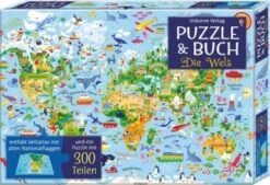 Puzzle Und Buch: Die Welt